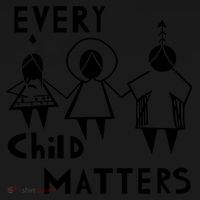 Every Child Matters Black Print Orange Doggie Tank thumb 4