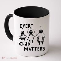 Every Child Matters Black Print Orange Coffee Mug thumb 0