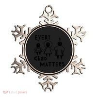 Every Child Matters Black Print Orange Ornament thumb 0