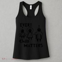 Every Child Matters Black Print Orange Women's Tank Top thumb 3