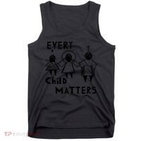 Every Child Matters Black Print Orange Tank Top thumb 0