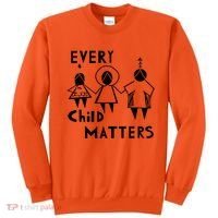 Every Child Matters Black Print Orange Sweatshirt thumb 0