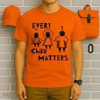 Every Child Matters Black Print Orange T-Shirt thumb 6