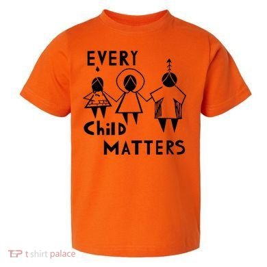 Every Child Matters Black Print Orange Toddler T-Shirt