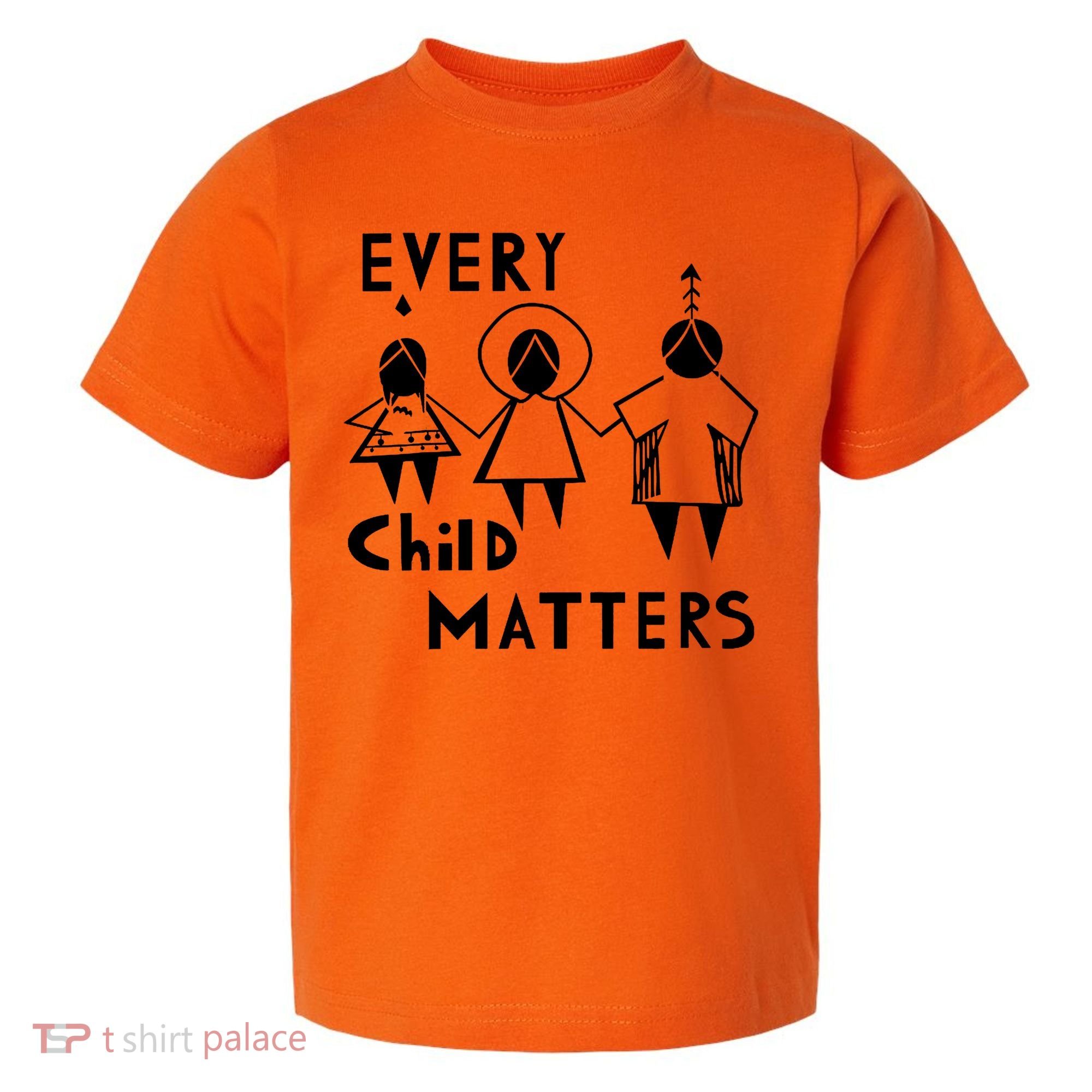 Every Child Matters Black Print Orange Toddler T-Shirt