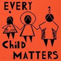 Every Child Matters Black Print Orange Toddler T-Shirt thumb 2