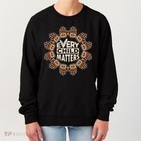 Every Child Matters Native American Hand Pattern Women's Sweatshirt thumb 0