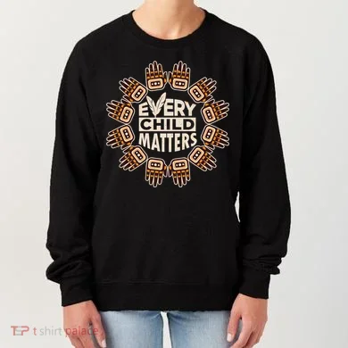 Every Child Matters Native American Hand Pattern Women's Sweatshirt