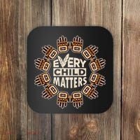 Every Child Matters Native American Hand Pattern Coaster thumb 0