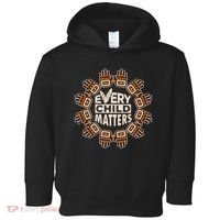Every Child Matters Native American Hand Pattern Toddler Hoodie thumb 0