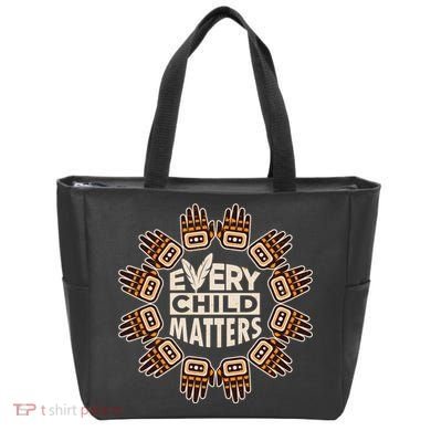 Every Child Matters Native American Hand Pattern Tote Bag
