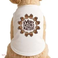 Every Child Matters Native American Hand Pattern Doggie Tank thumb 0