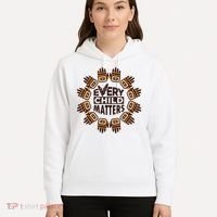 Every Child Matters Native American Hand Pattern Hoodie thumb 5
