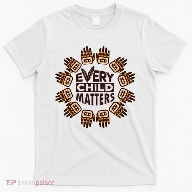 Every Child Matters Native American Hand Pattern T-Shirt