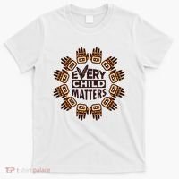 Every Child Matters Native American Hand Pattern T-Shirt thumb 0