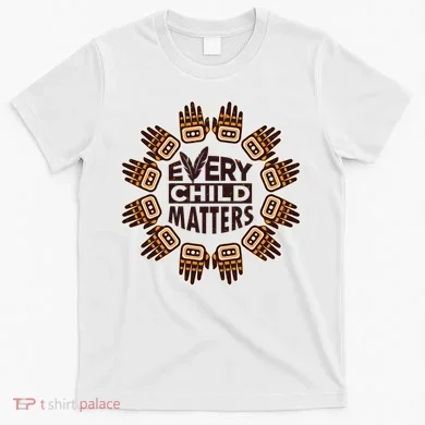 Every Child Matters Native American Hand Pattern T-Shirt