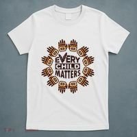 Every Child Matters Native American Hand Pattern T-Shirt thumb 5