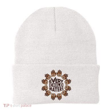 Every Child Matters Native American Hand Pattern Beanie
