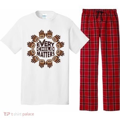 Every Child Matters Native American Hand Pattern Pajama Set