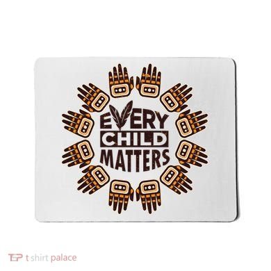 Every Child Matters Native American Hand Pattern Mousepad