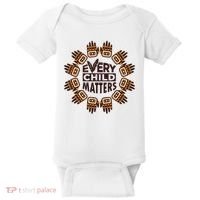 Every Child Matters Native American Hand Pattern Baby Bodysuit thumb 0