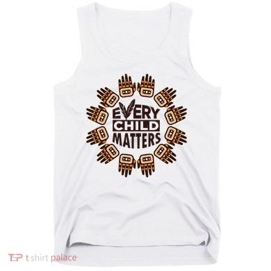 Every Child Matters Native American Hand Pattern Tank Top