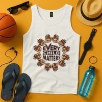Every Child Matters Native American Hand Pattern Tank Top thumb 4