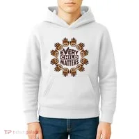 Every Child Matters Native American Hand Pattern Kids Hoodie thumb 4