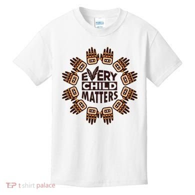 Every Child Matters Native American Hand Pattern Kids T-Shirt