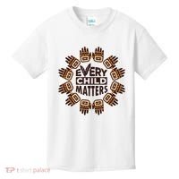 Every Child Matters Native American Hand Pattern Kids T-Shirt thumb 0
