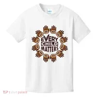 Every Child Matters Native American Hand Pattern Kids T-Shirt thumb 0