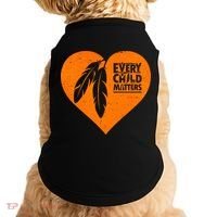 Every Child Matters Native American Feather Heart Doggie Tank thumb 0