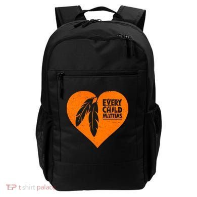 Every Child Matters Native American Feather Heart Backpack