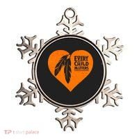 Every Child Matters Native American Feather Heart Ornament thumb 0