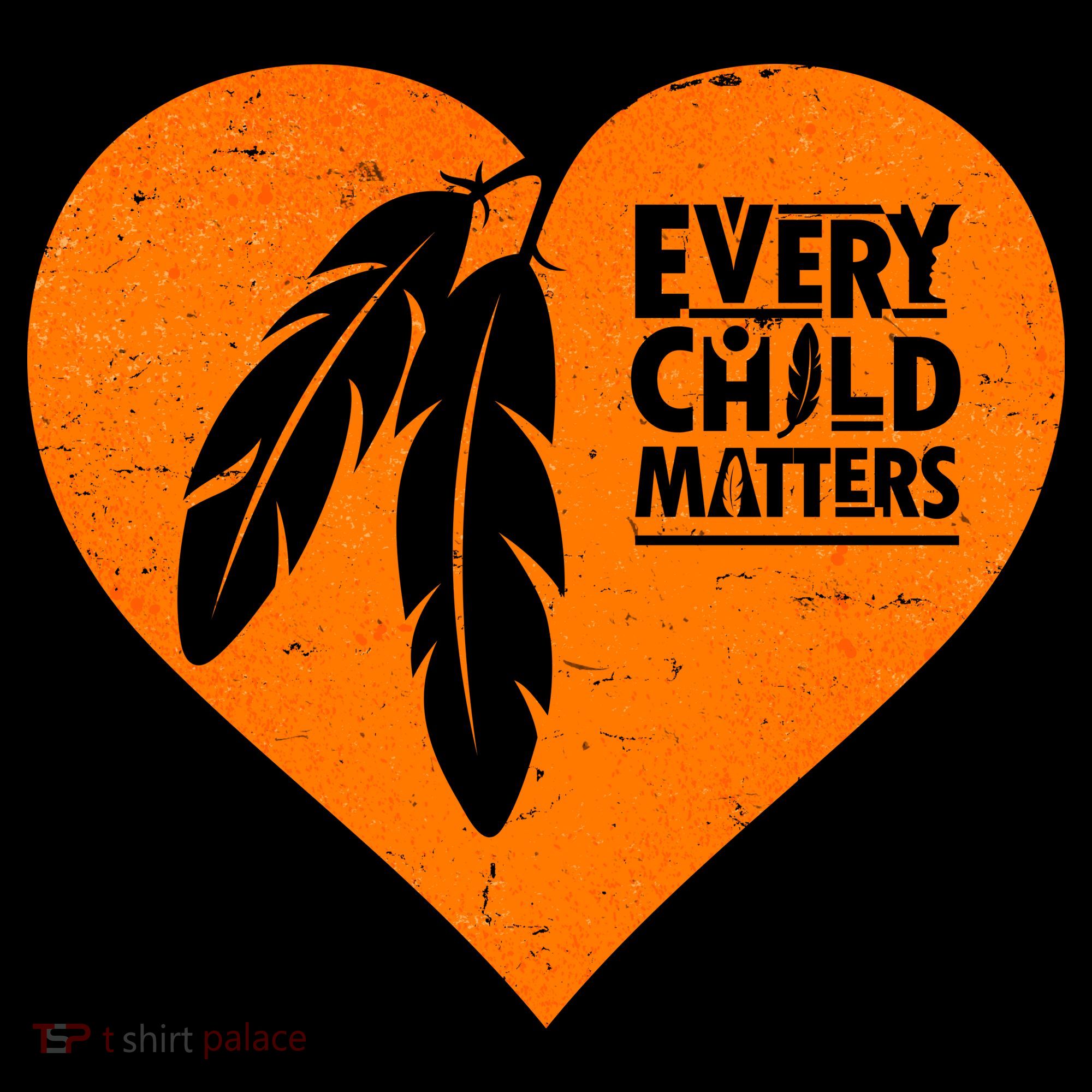Every Child Matters Native American Feather Heart Ornament