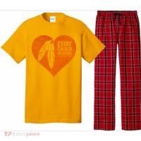 Every Child Matters Native American Feather Heart Pajama Set thumb 0