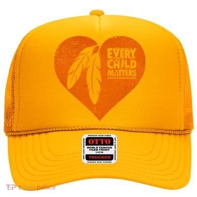 Every Child Matters Native American Feather Heart Hat