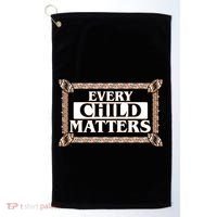 Every Child Matters Native American Indigenous Children Orange Day Golf Towel thumb 0