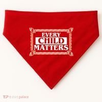 Every Child Matters Native American Indigenous Children Orange Day USA-Made Doggie Bandana thumb 0