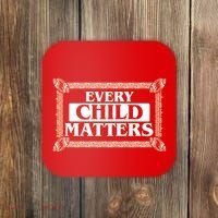 Every Child Matters Native American Indigenous Children Orange Day Coaster thumb 0