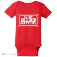 Every Child Matters Native American Indigenous Children Orange Day Baby Bodysuit thumb 0
