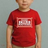 Every Child Matters Native American Indigenous Children Orange Day Toddler T-Shirt thumb 2
