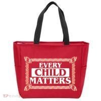 Every Child Matters Native American Indigenous Children Orange Day Tote Bag thumb 0