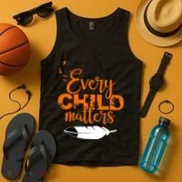 Every Child Matters Childhood Cancer Awareness Tank Top thumb 4
