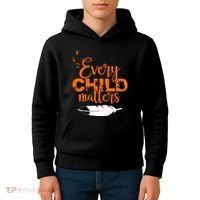 Every Child Matters Childhood Cancer Awareness Kids Hoodie thumb 4