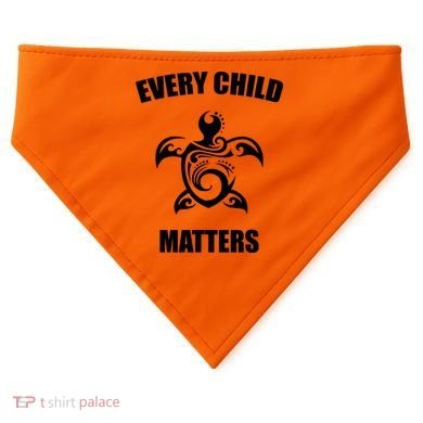 Every Child Matters Turtle Orange Day USA-Made Doggie Bandana