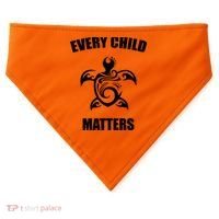 Every Child Matters Turtle Orange Day USA-Made Doggie Bandana thumb 0