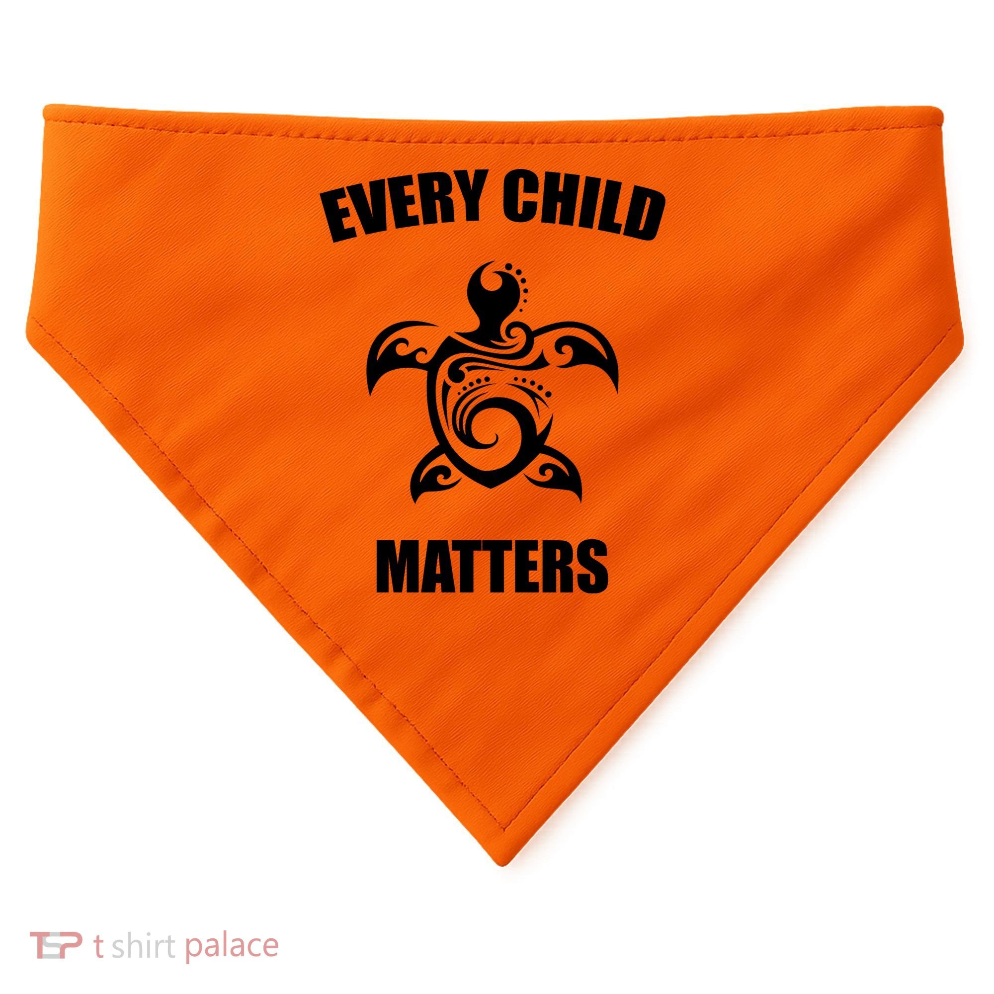 Every Child Matters Turtle Orange Day USA-Made Doggie Bandana