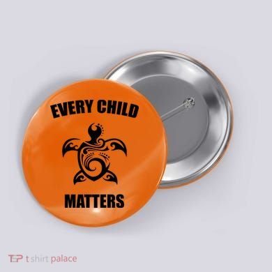 Every Child Matters Turtle Orange Day Button