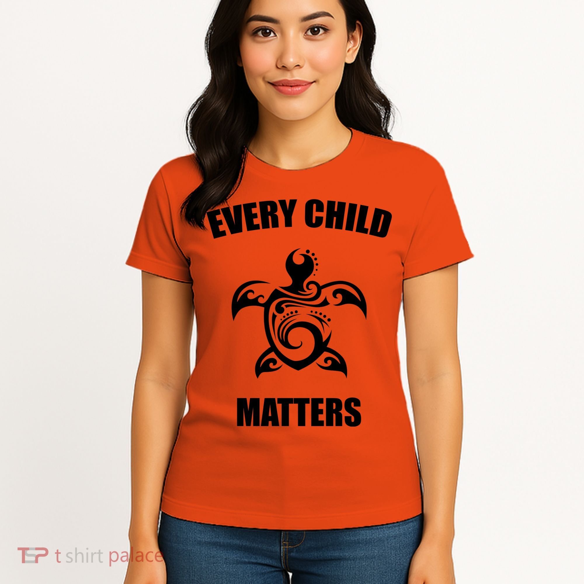 Every Child Matters Turtle Orange Day Women's T-Shirt